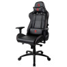 AROZZI Gaming-Stuhl VERONA Signature PU/ schwarz/ rotes Logo