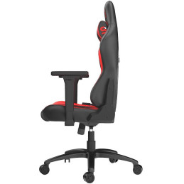 SPC Gear SR400 RD herní židle imitace kůže černočervená