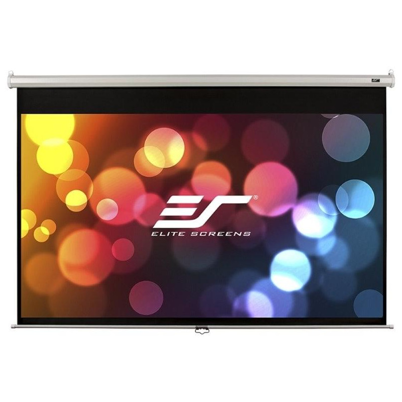 POŠKOZENÝ OBAL - ELITE SCREENS plátno roleta 100" (254 cm)/ 16:9/ 124,5 x 221 cm/ Gain 1,1/ case bílý