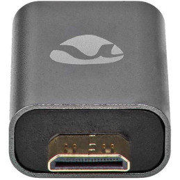 NEDIS adaptér HDMI/ HDM mini zástrčka – HDMI zásuvka/ BOX/ šedý