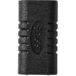 NEDIS USB-C adaptér/ USB 3.2 Gen 2/ USB-C zásuvka/ USB-C zásuvka/ 10 Gbps/ BOX/ černý