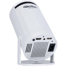 Rollei chytrý přenosný projektor SB-502/ HD 720p až 4K/ 170 ANSI/ HDMI/ USB/ BT/ Wi-Fi/ Repro/ bílý