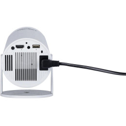 Rollei chytrý přenosný projektor SB-502/ HD 720p až 4K/ 170 ANSI/ HDMI/ USB/ BT/ Wi-Fi/ Repro/ bílý