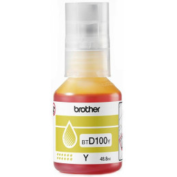 Brother originální inkoust BTD100Y pro T23x, T43x, T53x, T73x, T93x cca 5000 stránek žlutý