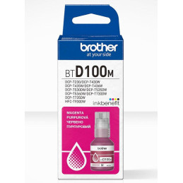 Brother originální inkoust BTD100M pro T23x, T43x, T53x, T73x, T93x cca 5000 stránek purpurový