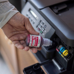 Brother originální inkoust BTD100M pro T23x, T43x, T53x, T73x, T93x cca 5000 stránek purpurový