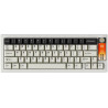 Mechanische Tastatur Krux Drox / kabellos / Krux Violet Software / ARGB / 2,4 GHz / Bluetooth / USB / Display