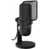 Mikrofon Krux Emote 2000S / stacjonarny / 2 rodzaje filtrów / gniazdo 3,5 mm / USB-C / czarny