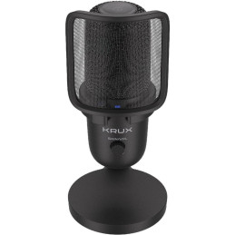 Krux mikrofon Emote 2000S / stolní / 2 typy filtrů / 3,5mm jack / USB-C / černý