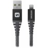 Kabel danych Swissten kevlar usb / lightning 1,5 m antracyt