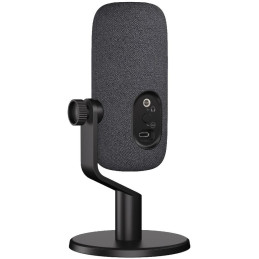 Krux mikrofon Empy / stolní mikrofon / RGB / 4 směrové charakteristiky / 3,5mm jack / USB-C / ARGB / černý