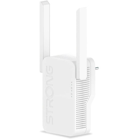 STRONG opakovač REPEATER 3600/ Wi-Fi 7 standard 802.11be/ 3600 Mbit/s/ 1x LAN/ 2x externí anténa/ bílý