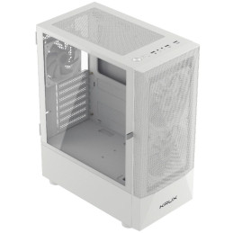 Krux skříň Vako RGB/ ATX / 3x120mm RGB fan / 2xUSB 2.0 / USB 3.0 / bílá