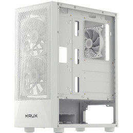 Krux skříň Vako RGB/ ATX / 3x120mm RGB fan / 2xUSB 2.0 / USB 3.0 / bílá