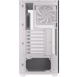 Krux skříň Exo / ATX / 4x120mm RBG fan / 2xUSB 2.0 / USB-C / tvrzené sklo / bílá