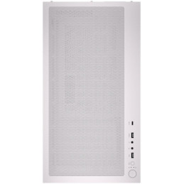 Krux skříň Exo / ATX / 4x120mm RBG fan / 2xUSB 2.0 / USB-C / tvrzené sklo / bílá