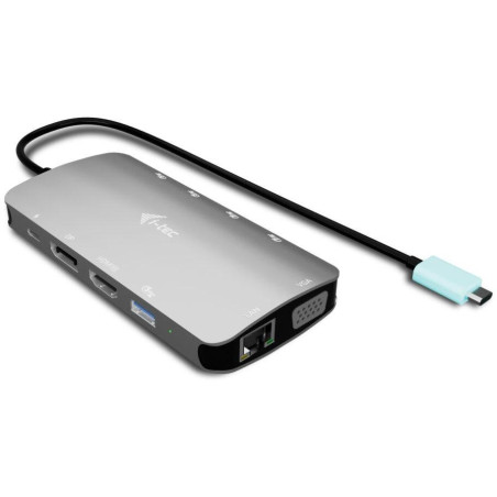 I-tec dokovací stanice USB-C Metal Nano 3x Display (DP, HDMI and VGA) Power Delivery 100 W
