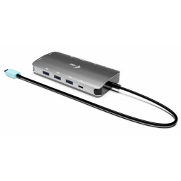 I-tec dokovací stanice USB-C Metal Nano 3x Display (DP, HDMI and VGA) Power Delivery 100 W