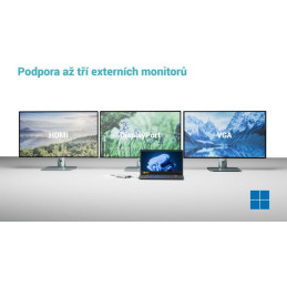 I-tec dokovací stanice USB-C Metal Nano 3x Display (DP, HDMI and VGA) Power Delivery 100 W
