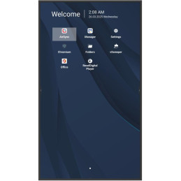 ViewSonic 43"LED Prezentační Display,3840x2160,500nits,1200:1,Android14,24/7,4GB/32GB,HDMI,USB-C,RS232,USB-A,Speaker10W