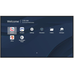 ViewSonic 50"LED Prezentačníl Display,3840x2160,500nits,5000:1,Android14,24/7,4GB/32GB,HDMI,USB-C,RS232,USB-A,Speaker10W