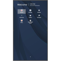 ViewSonic 75"LED Prezentační Display,3840*2160,500nits,1500:1,Android14,24/7,4GB/32GB,HDMI,USB-C,RS232,USB-A,Speaker10W