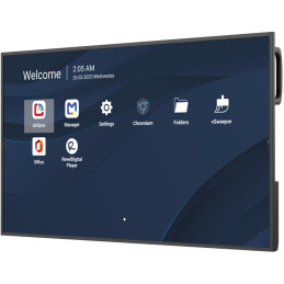 ViewSonic 55" Prezentační Display 3840*2160,500nits,1200:1,8GRAM/32GB,HDMI,USB-A,USB-C,RS232,Speaker16W*2,RJ45*2,Black