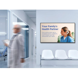 ViewSonic 55" Prezentační Display 3840*2160,500nits,1200:1,8GRAM/32GB,HDMI,USB-A,USB-C,RS232,Speaker16W*2,RJ45*2,Black