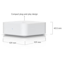 ROZBALENÉ - Ubiquiti UniFi Play PoE Audio Port W - Audio streamer, AirPlay/Spotify Connect, Wi-Fi, bílý