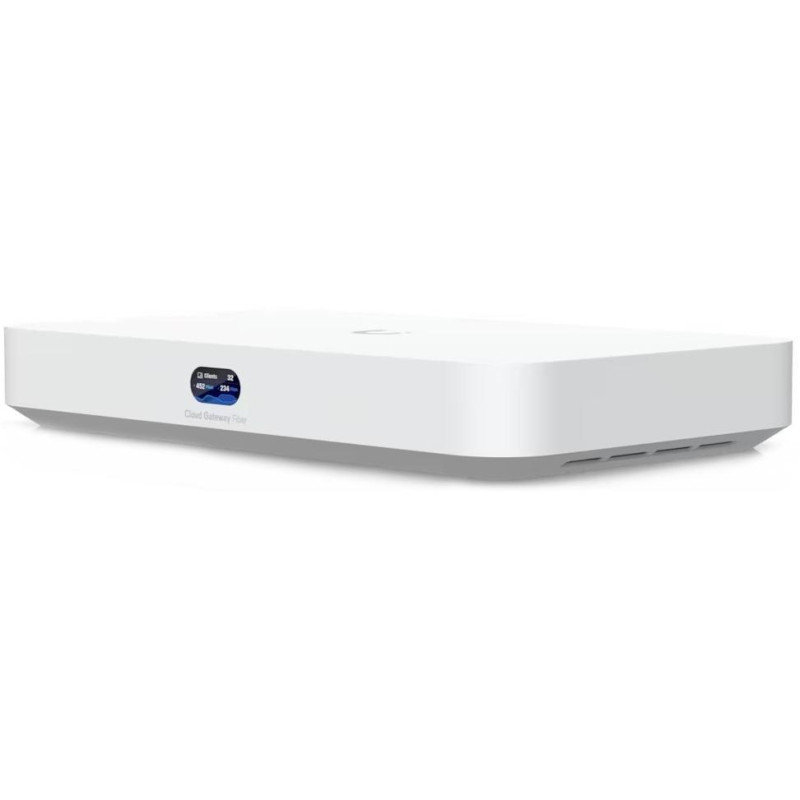 OPRAVENÉ - Ubiquiti UniFi Cloud Gateway Fiber - Router, Full UniFi OS, IDS/IPS, 5x 2.5GbE, 2x SFP+, slot NVMe SSD - Výpr...
