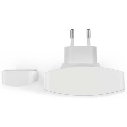 NEDIS Wi-Fi chytrý bezdrátový zvonek/ RF 433 Mhz/ síťové napájení 100 - 240 V/ 60 melodií/ Android/ iOS/ bílý