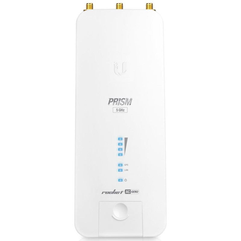 ROZBALENÉ - Ubiquiti Rocket 5AC Prism Gen2 - AP 5GHz, airMAX AC, airPrism, GPS, 3x RSMA, 1x Gbit RJ45, PoE 24V - Výprodej