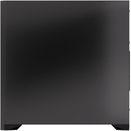 Krux skříň Palum / ATX / 2x120 mm fan / 2xUSB 2.0 / USB-C / dřevěné elementy / temperované sklo / černá