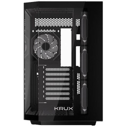 Krux skříň Empero / ATX / 4x120 mm ARBG fans / 2xUSB 2.0 / USB-C / panoramatická / černá