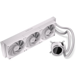 Krux vodní chladič CPU HydroGlance 360 ARGB LCD White / 3x120mm ARGB / PWM / display / AMD i Intel / bílý