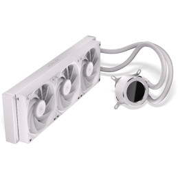 Krux vodní chladič CPU HydroGlance 360 ARGB LCD White / 3x120mm ARGB / PWM / display / AMD i Intel / bílý