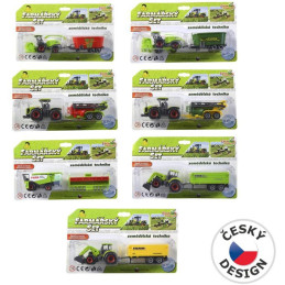 Zemědělská technika na kartě, 18 cm