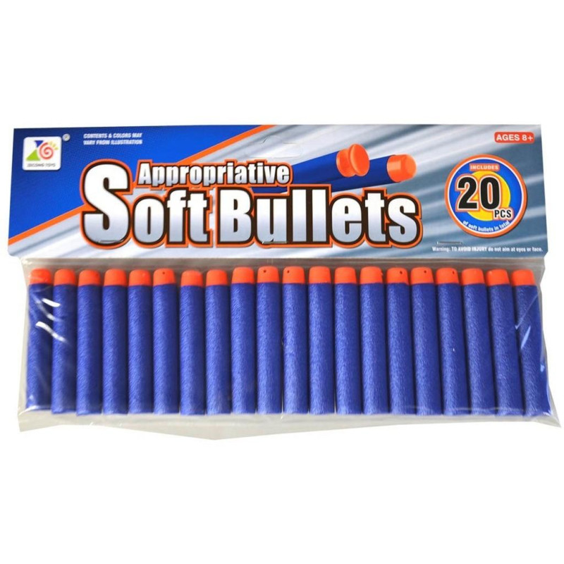 Náboje softové, 20 ks, 16 x 28 cm