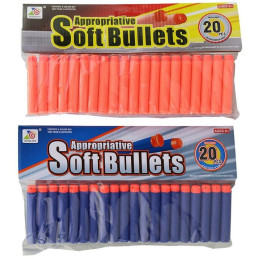 Náboje softové, 20 ks, 16 x 28 cm