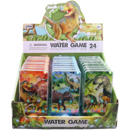 Vodní hra Jurský park, 14 x 7 x 2 cm, 24 ks v display boxu