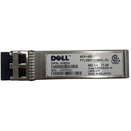 DELL modul SFP+ SR 850mm Optic/ pro všechny SFP+ porty/ ne pro +85°C a vyšší