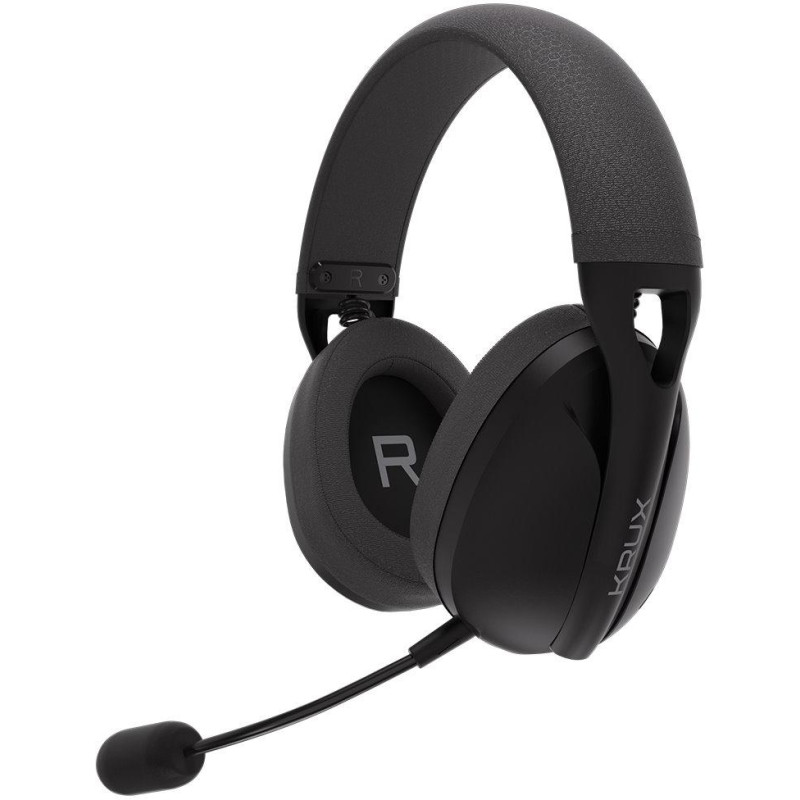 Krux headset Clapz Wireless Black / bezdrátový / 2,4GHz / USB / BT/ lehký / černý