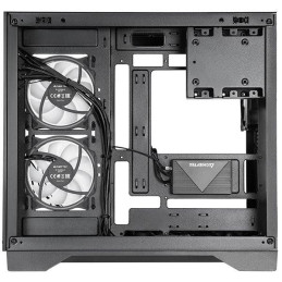 CHIEFTEC Visio / ATX / dvoukomorová / 6x120mm ARGB fan / 2xUSB 3.0 / USB-C / tvrz.sklo / černá