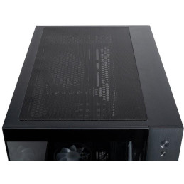 CHIEFTEC Visio / ATX / dvoukomorová / 6x120mm ARGB fan / 2xUSB 3.0 / USB-C / tvrz.sklo / černá