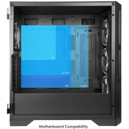 CHIEFTEC Apex LUMO / E-ATX / 4x140mm ARGB fan / 2xUSB 3.0 / USB-C / mesh panel / tvrz.sklo / černá