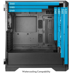 CHIEFTEC Apex LUMO / E-ATX / 4x140mm ARGB fan / 2xUSB 3.0 / USB-C / mesh panel / tvrz.sklo / černá