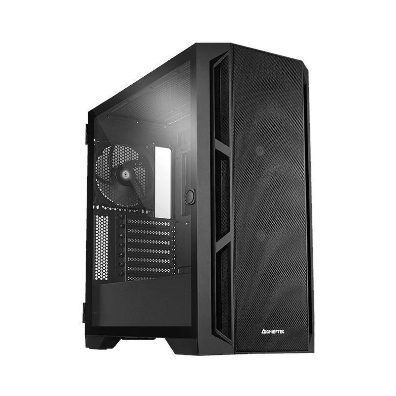 CHIEFTEC Apex Air / E-ATX / 3x140mm PWM fan / 2xUSB 3.0 / USB-C / mesh panel / tvrz.sklo / černá