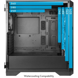 CHIEFTEC Apex Air / E-ATX / 3x140mm PWM fan / 2xUSB 3.0 / USB-C / mesh panel / tvrz.sklo / černá