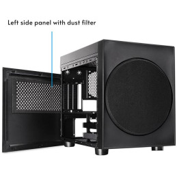 CHIEFTEC The Cube CI-03B-OP / M-ATX / 200mm fan / 2xUSB 3.0 / bez zdroje / HiFi design / černá