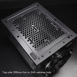 CHIEFTEC The Cube CI-03B-OP / M-ATX / 200mm fan / 2xUSB 3.0 / bez zdroje / HiFi design / černá